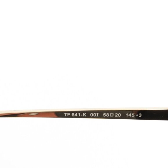 Tom Ford TF641 Round Sunglasses Black and Blue OS - Picture 8 of 16